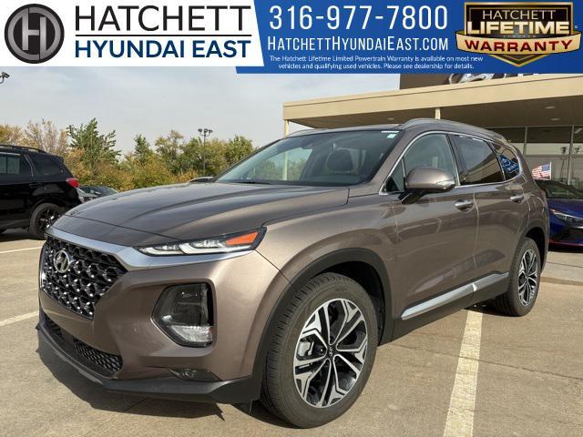 used 2019 Hyundai Santa Fe car, priced at $24,998