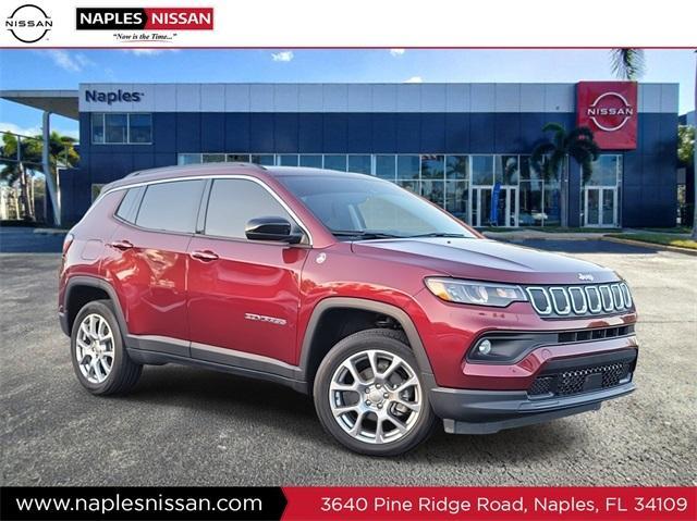 used 2022 Jeep Compass car, priced at $18,250