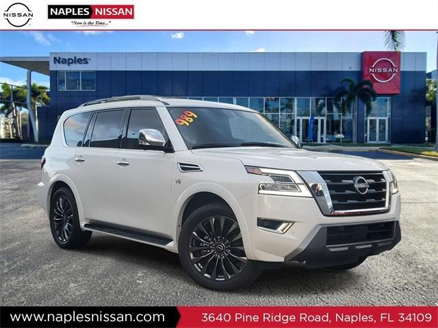 used 2022 Nissan Armada car, priced at $48,900