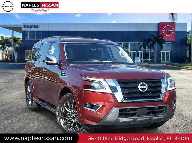 used 2023 Nissan Armada car, priced at $46,500