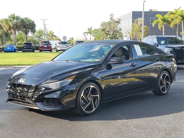 used 2022 Hyundai Elantra car, priced at $21,500