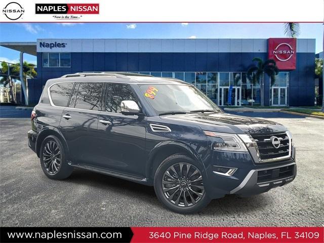 used 2023 Nissan Armada car, priced at $50,625