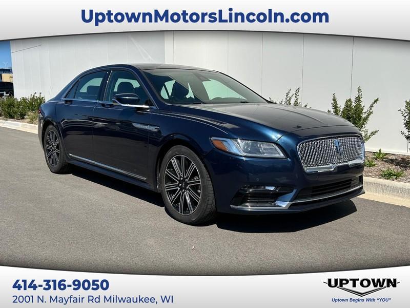 used 2017 Lincoln Continental car, priced at $17,995