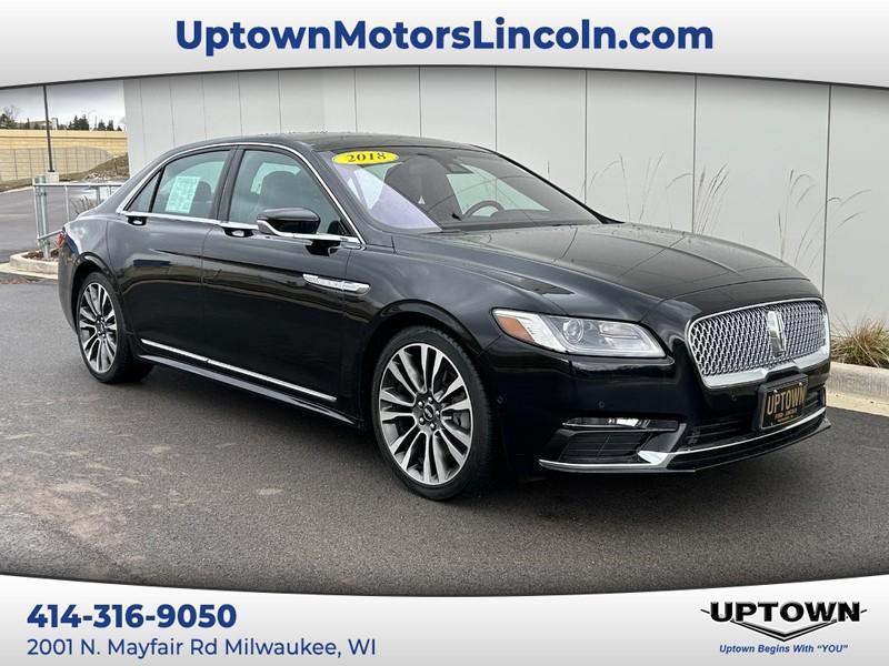 used 2018 Lincoln Continental car, priced at $24,995