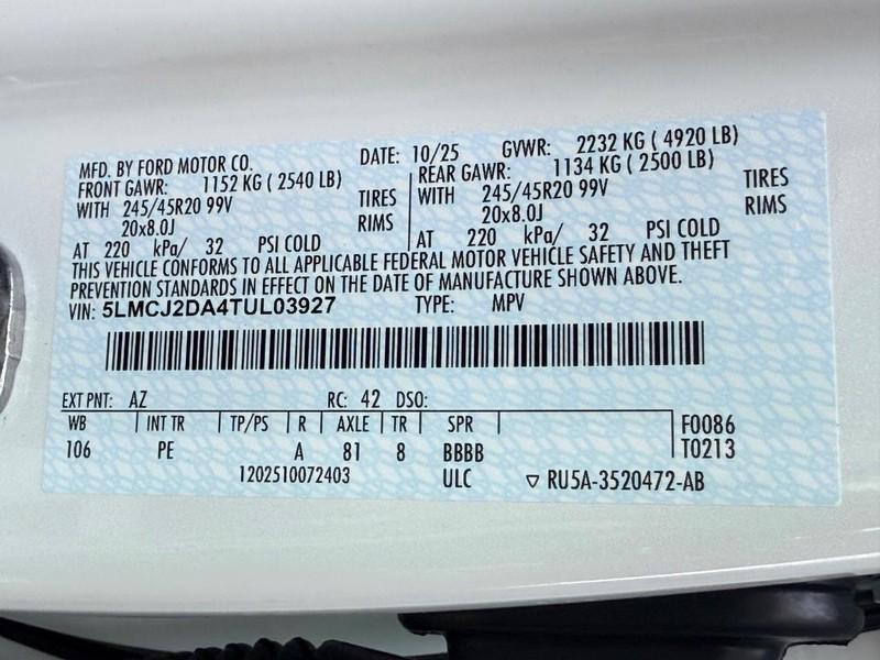 new 2026 Lincoln Corsair car, priced at $54,130