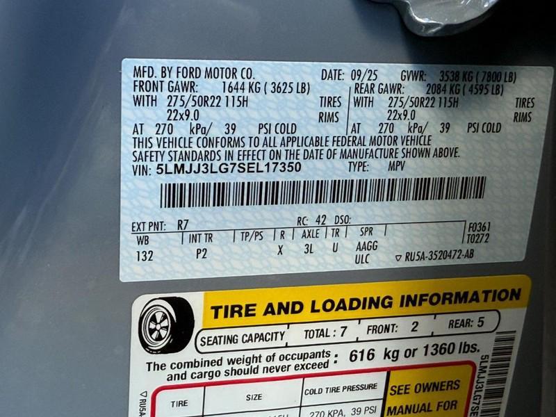 new 2025 Lincoln Navigator car, priced at $108,830