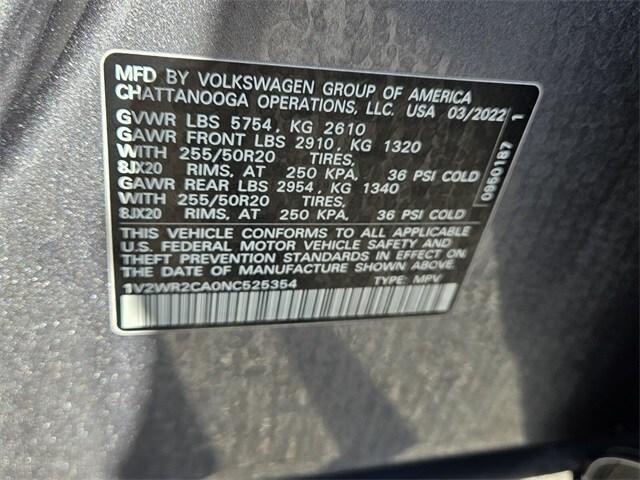 used 2022 Volkswagen Atlas car, priced at $26,775