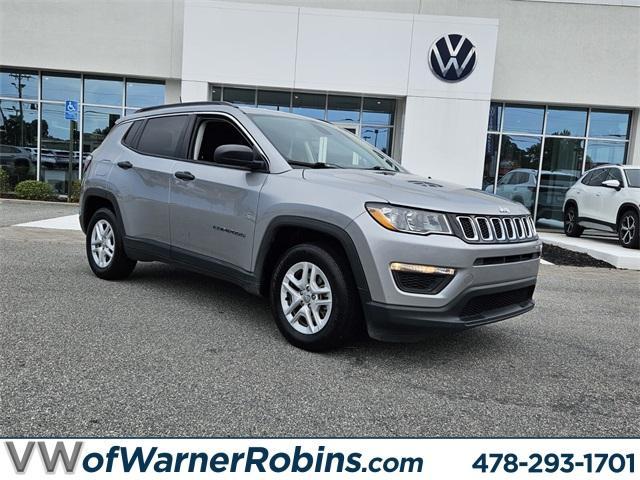 used 2021 Jeep Compass car, priced at $18,489