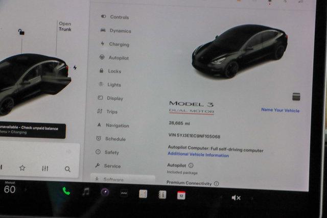 used 2022 Tesla Model 3 car, priced at $31,995