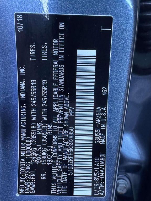 used 2019 Toyota Highlander car, priced at $26,388