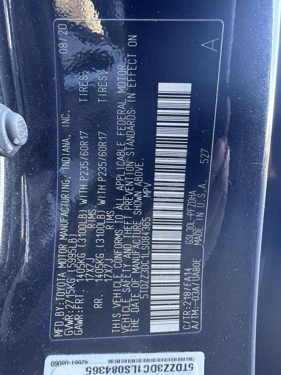 used 2020 Toyota Sienna car, priced at $29,988