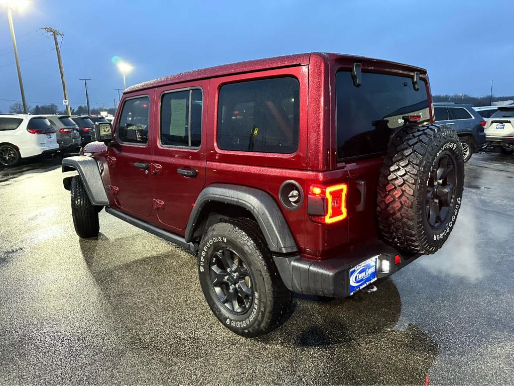 used 2021 Jeep Wrangler Unlimited car, priced at $29,388