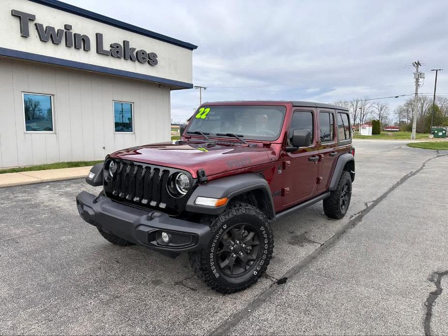 used 2022 Jeep Wrangler Unlimited car, priced at $36,424