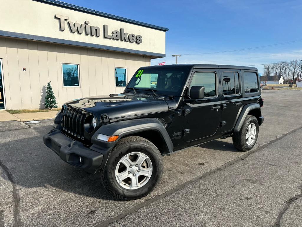 used 2021 Jeep Wrangler Unlimited car, priced at $30,200