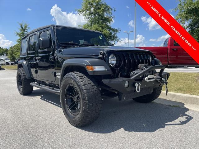 used 2018 Jeep Wrangler Unlimited car, priced at $26,404