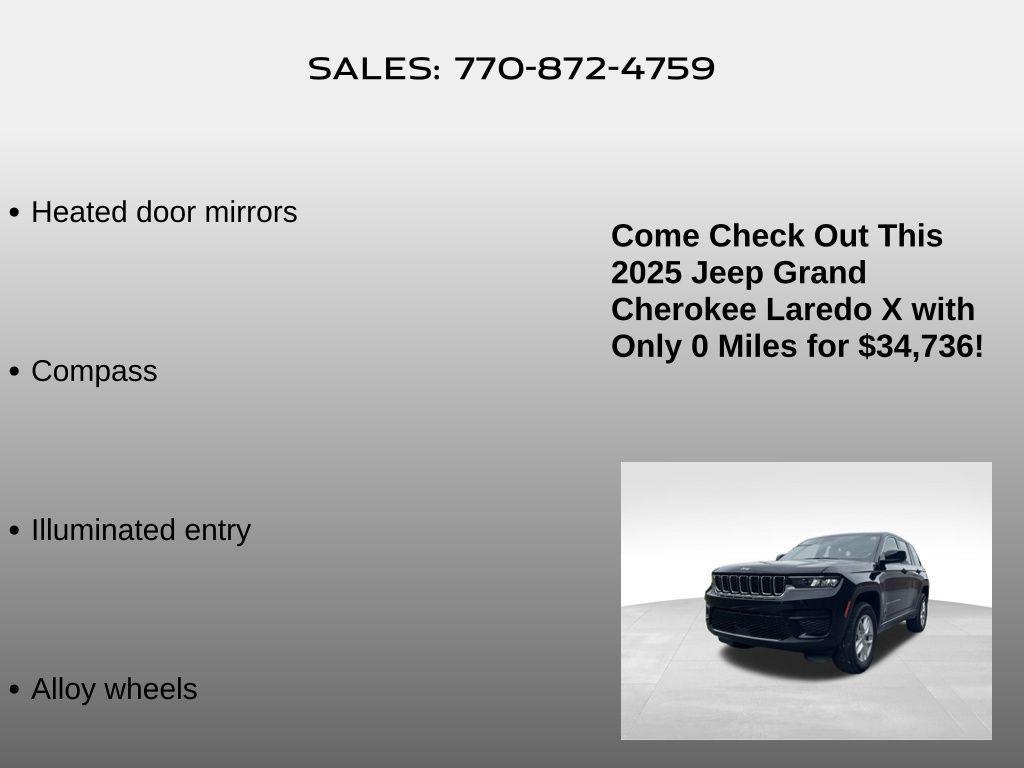 new 2025 Jeep Grand Cherokee car, priced at $34,736