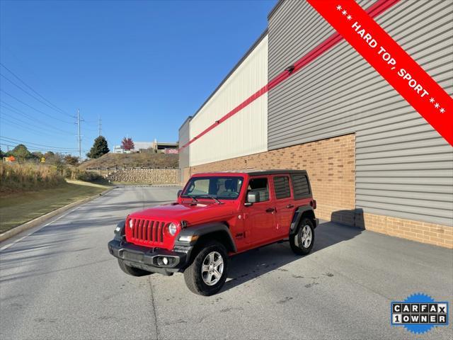 used 2021 Jeep Wrangler Unlimited car, priced at $24,470