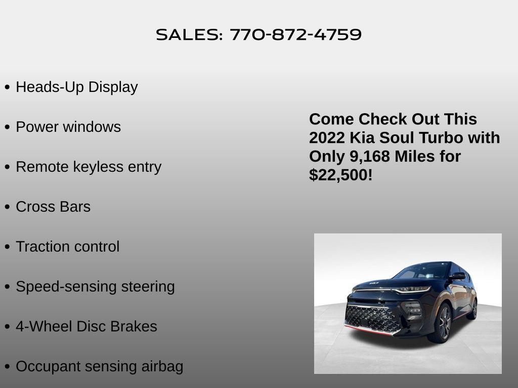 used 2022 Kia Soul car, priced at $22,000