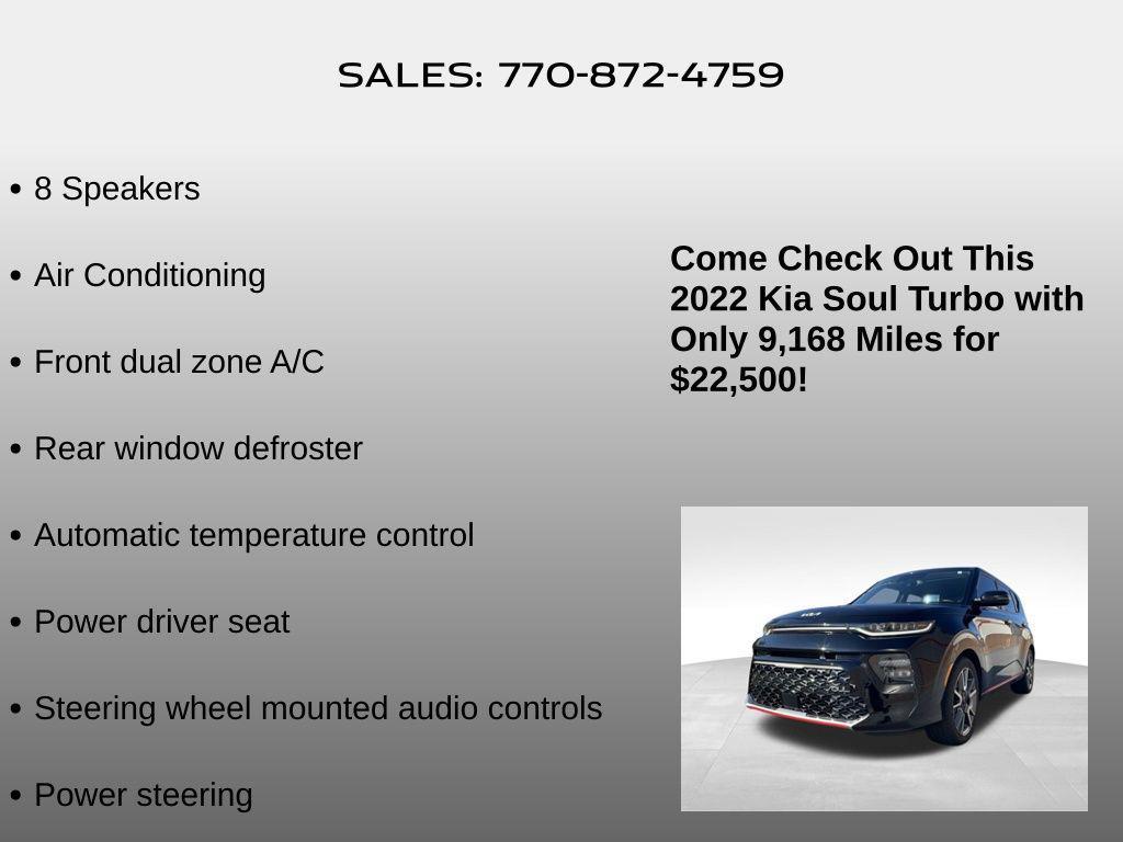 used 2022 Kia Soul car, priced at $22,000