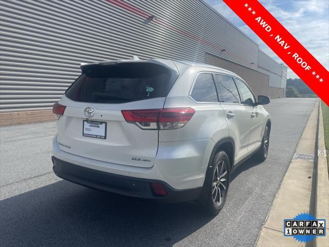 used 2019 Toyota Highlander car, priced at $26,000