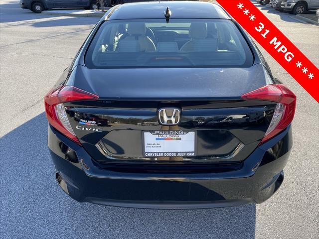 used 2018 Honda Civic car, priced at $15,000