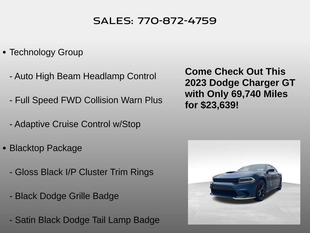 used 2023 Dodge Charger car, priced at $23,639
