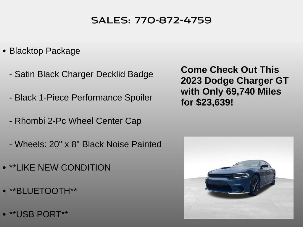 used 2023 Dodge Charger car, priced at $23,639