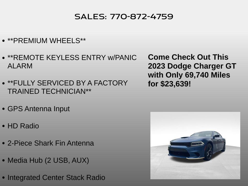 used 2023 Dodge Charger car, priced at $23,639