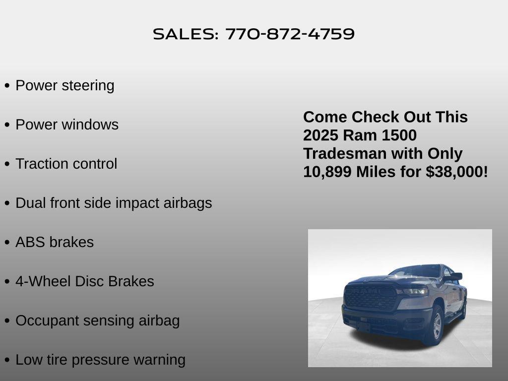 used 2025 Ram 1500 car, priced at $38,000