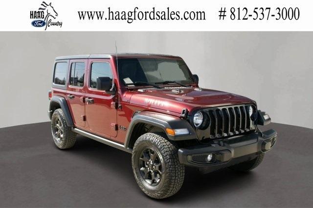 used 2021 Jeep Wrangler Unlimited car, priced at $33,844