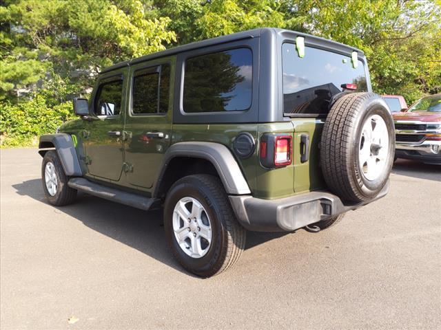 used 2021 Jeep Wrangler Unlimited car, priced at $31,999