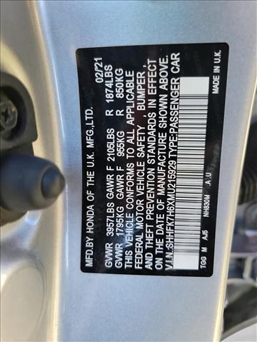 used 2021 Honda Civic car, priced at $15,995