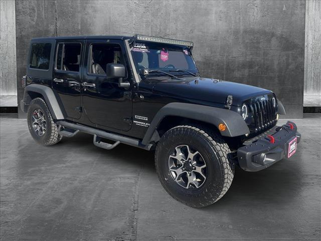 used 2017 Jeep Wrangler Unlimited car, priced at $17,991