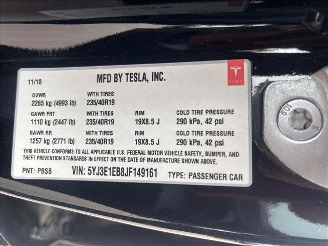 used 2018 Tesla Model 3 car, priced at $26,991