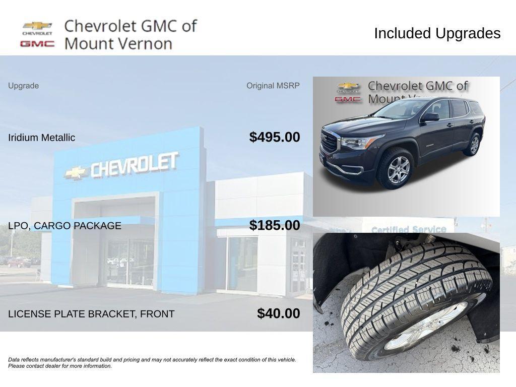 used 2019 GMC Acadia car, priced at $16,595