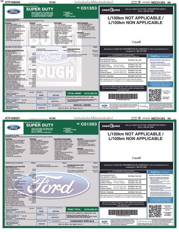 used 2022 Ford F-350 car, priced at $66,000