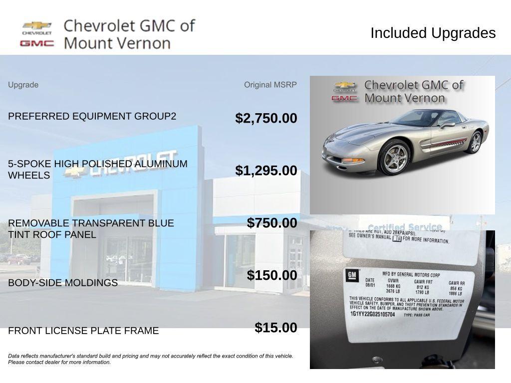 used 2002 Chevrolet Corvette car, priced at $19,642