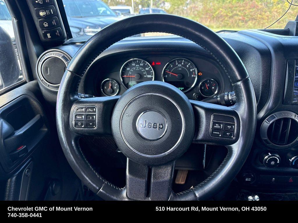 used 2015 Jeep Wrangler Unlimited car, priced at $12,455