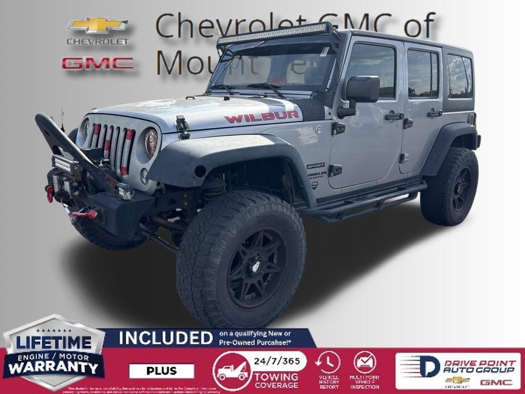used 2015 Jeep Wrangler Unlimited car, priced at $14,988