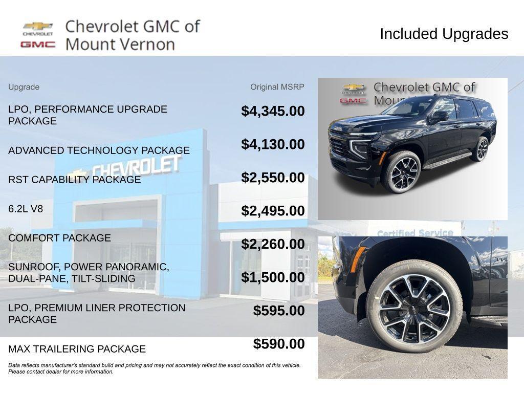 new 2026 Chevrolet Tahoe car, priced at $91,497