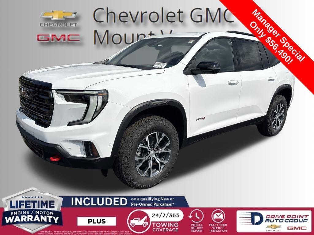 new 2026 GMC Acadia car, priced at $56,490