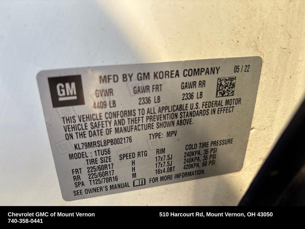 used 2023 Chevrolet TrailBlazer car, priced at $19,496