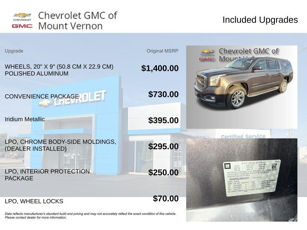 used 2016 GMC Yukon XL car, priced at $15,747