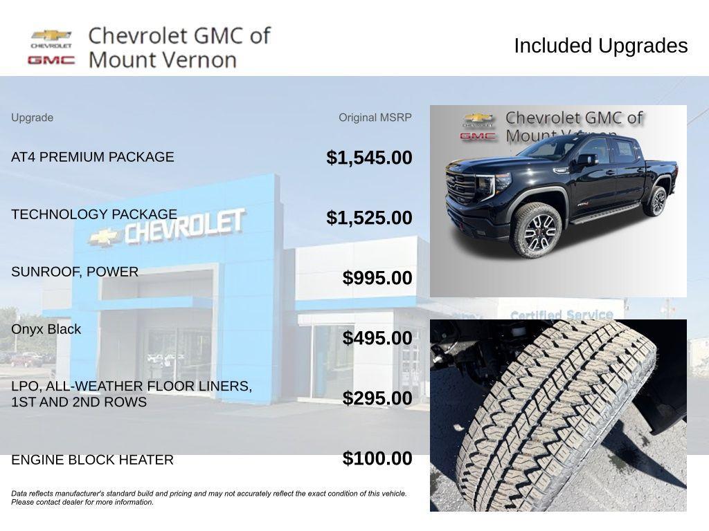 new 2026 GMC Sierra 1500 car, priced at $69,500