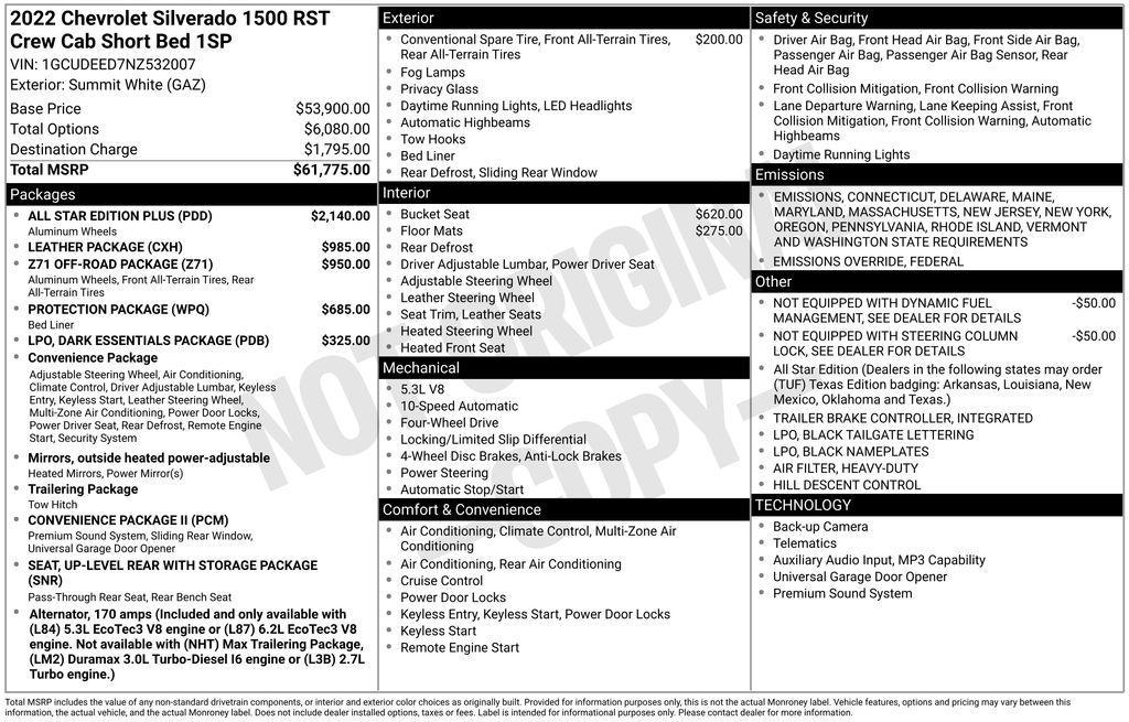 used 2022 Chevrolet Silverado 1500 car, priced at $35,031