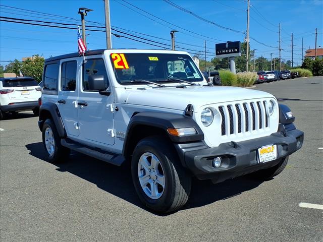 used 2021 Jeep Wrangler Unlimited car, priced at $26,369
