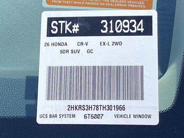 new 2026 Honda CR-V car, priced at $36,795