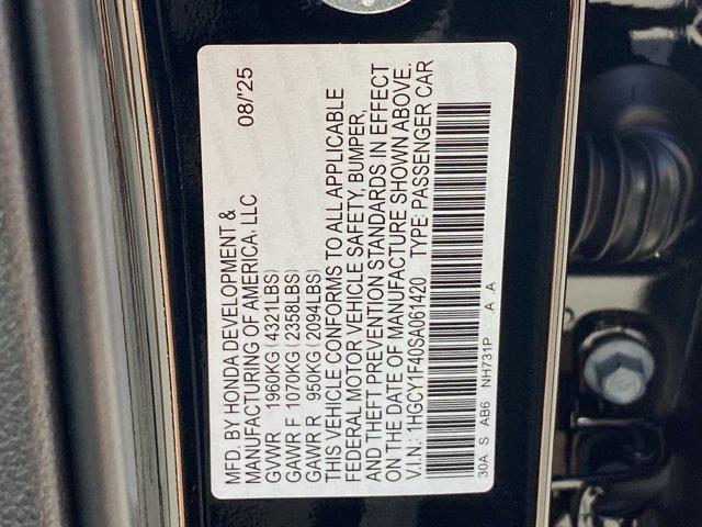 new 2025 Honda Accord car, priced at $31,710