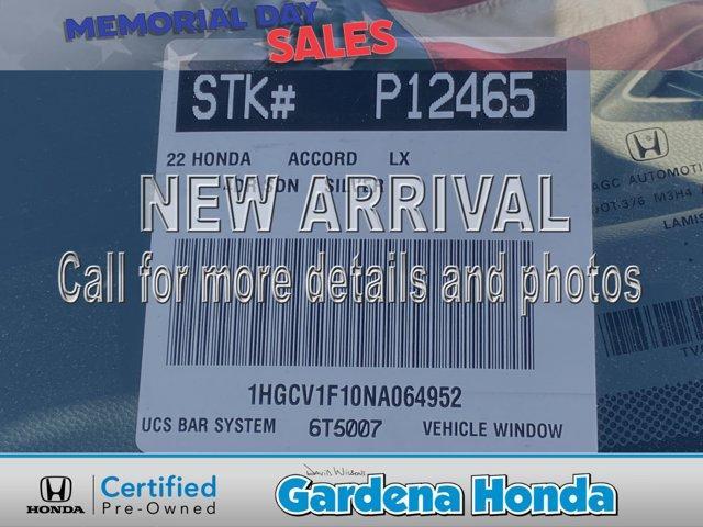 used 2022 Honda Accord car, priced at $24,888