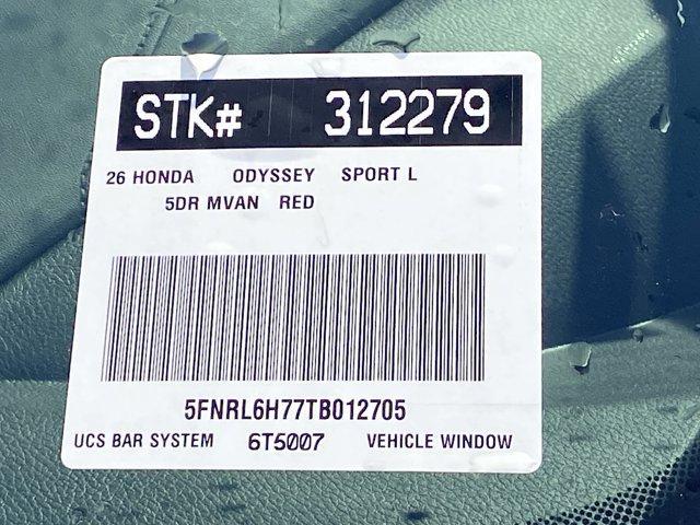 new 2026 Honda Odyssey car, priced at $45,845